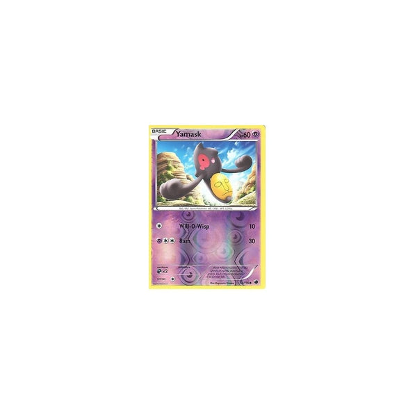 POKEMON Black &amp; White Plasma Freeze - YAMASK 55/116 REV HOLO