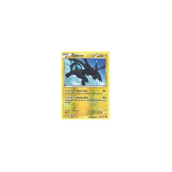 POKEMON Black &amp; White Plasma Freeze - ZEKROM 39/116 REV HOLO