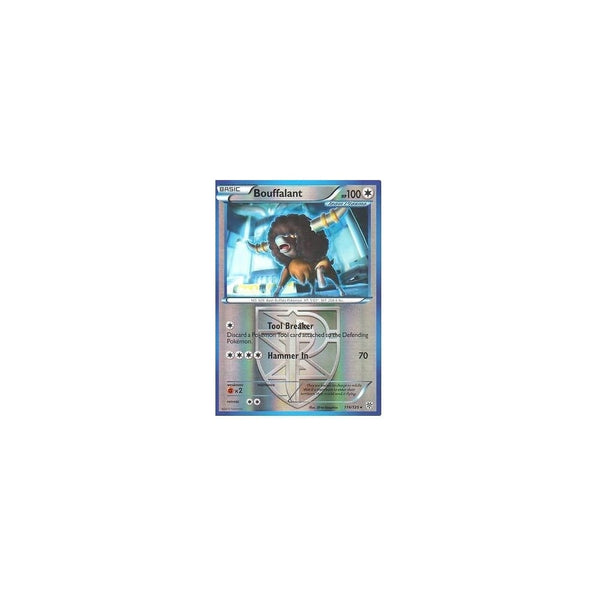 POKEMON Black &amp; White Plasma Storm - BOUFFALANT 114/135 REV HOLO