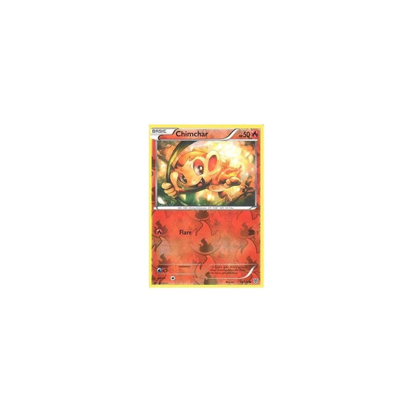 POKEMON Black &amp; White Plasma Storm - CHIMCHAR 15/135 REV HOLO