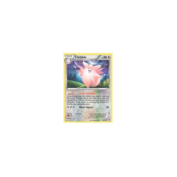 POKEMON Black &amp; White Plasma Storm - CLEFABLE 98/135 REV HOLO