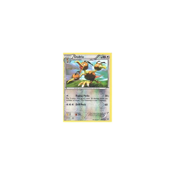 POKEMON Black &amp; White Plasma Storm - DODRIO 100/135 REV HOLO