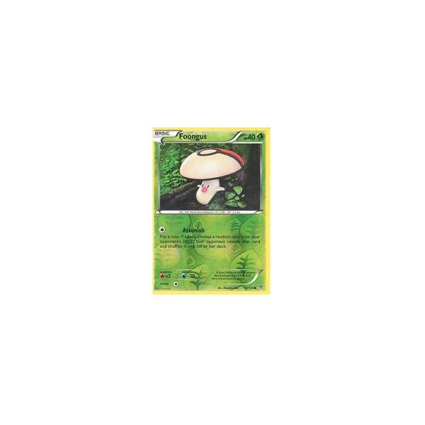 POKEMON Black &amp; White Plasma Storm - FOONGUS 12/135 REV HOLO
