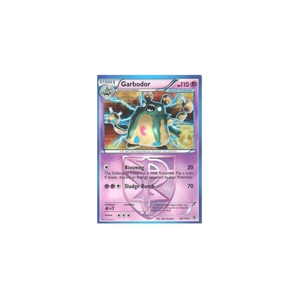 POKEMON Black &amp; White Plasma Storm - GARBODOR 66/135 HOLO