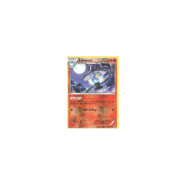 POKEMON Black &amp; White Plasma Storm - LAMPENT 22/135 REV HOLO