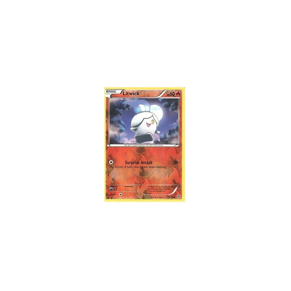 POKEMON Black &amp; White Plasma Storm - LITWICK 21/135 REV HOLO
