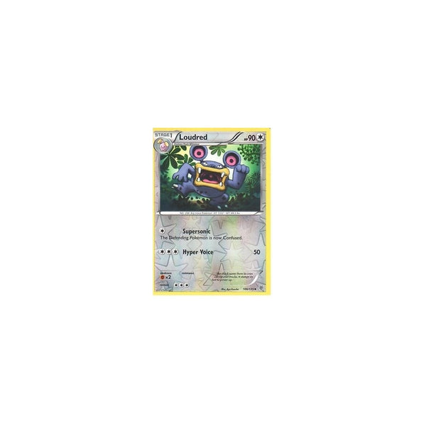 POKEMON Black &amp; White Plasma Storm - LOUDRED 106/135 REV HOLO