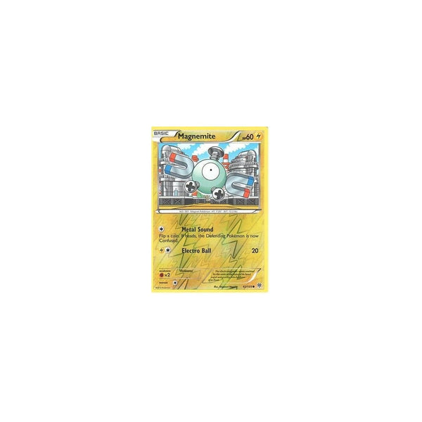 POKEMON Black &amp; White Plasma Storm - MAGNEMITE 42/135 REV HOLO