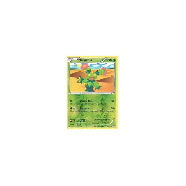 POKEMON Black &amp; White Plasma Storm - MARACTUS 11/135 REV HOLO