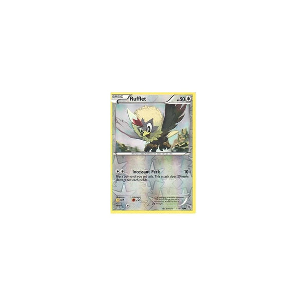 POKEMON Black &amp; White Plasma Storm - RUFFLET 115/135 REV HOLO