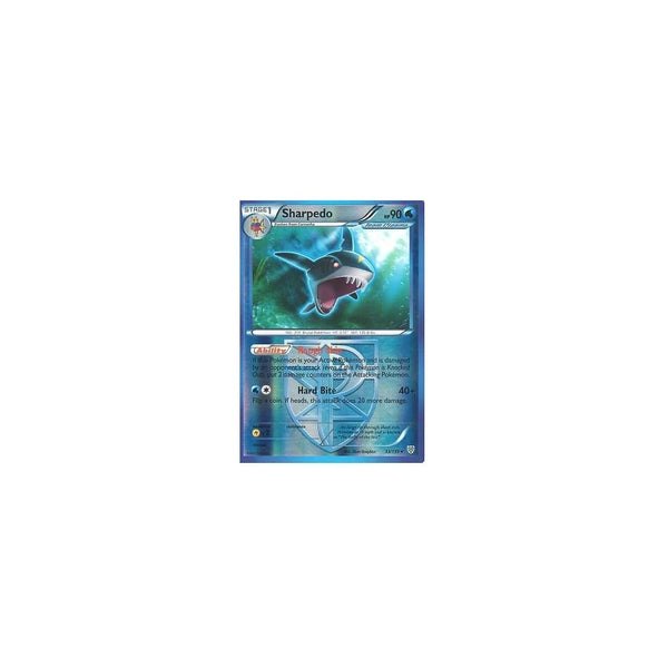 POKEMON Black &amp; White Plasma Storm - SHARPEDO 33/135 REV HOLO
