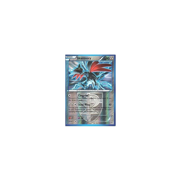 POKEMON Black &amp; White Plasma Storm - SKARMORY 87/135 REV HOLO