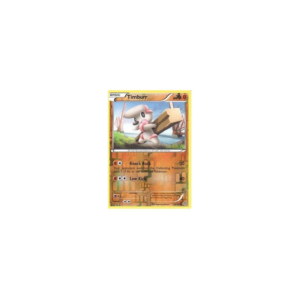 POKEMON Black &amp; White Plasma Storm - TIMBURR 79/135 REV HOLO