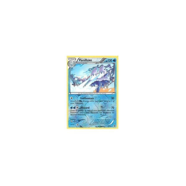 POKEMON Black &amp; White Plasma Storm - VANILLUXE 37/135 REV HOLO