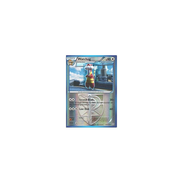 POKEMON Black &amp; White Plasma Storm - WATCHOG 113/135 REV HOLO