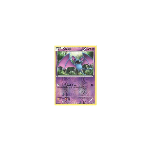 POKEMON Black &amp; White Plasma Storm - ZUBAT 52/135 REV HOLO