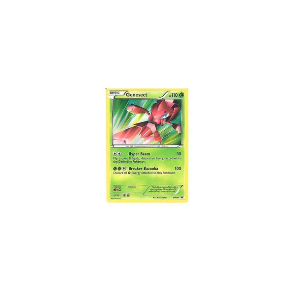 Pokemon Black &amp; White - RED GENESECT BW99 - BLACK STAR PROMO HOLO
