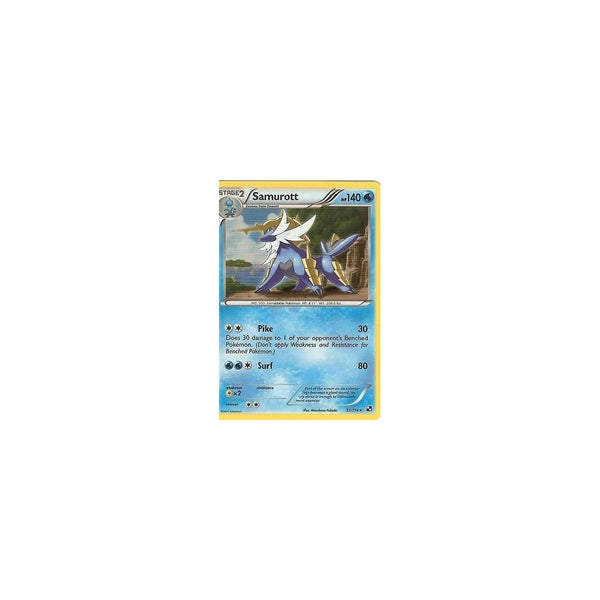 POKEMON Black &amp; White - SAMUROTT 31/114 RARE HOLO