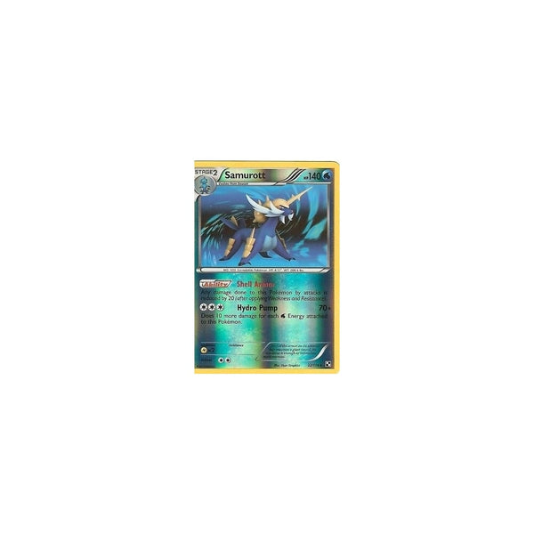 POKEMON Black &amp; White - SAMUROTT 32/114 RARE REV HOLO