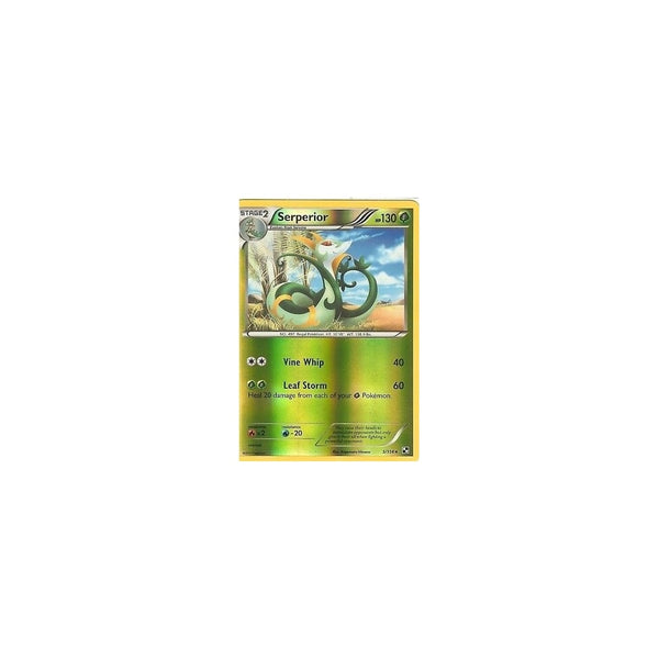 POKEMON Black &amp; White - SERPERIOR 5/114 RARE REV HOLO