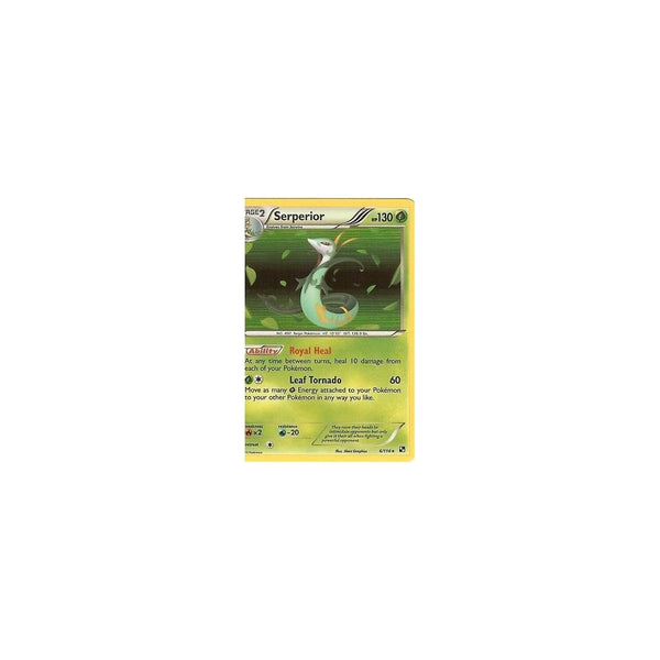 Pokemon Black &amp; White: SERPERIOR 6/114 RARE HOLO