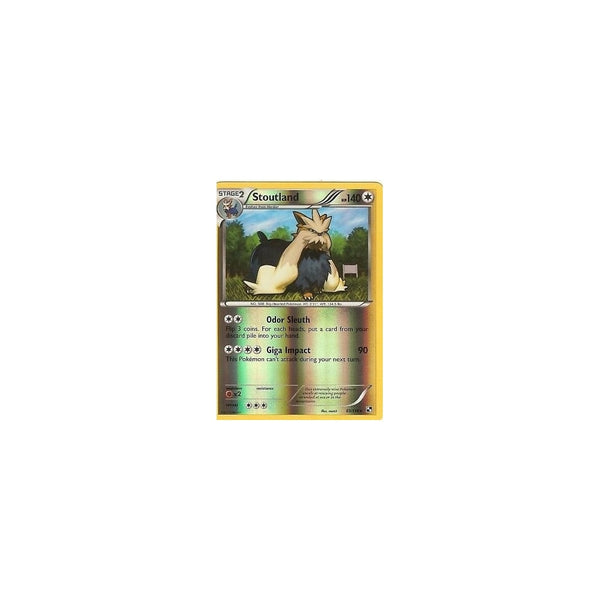 POKEMON Black &amp; White STOUTLAND 83/114 RARE Reverse Holo