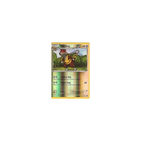 Pokemon Black &amp; White: WATCHOG 79/114 Reverse Holo