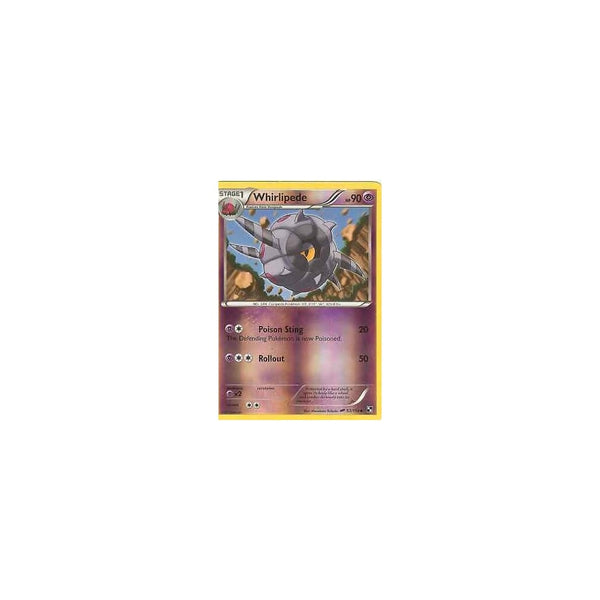 Pokemon Black &amp; White: WHIRLIPEDE 53/114 Reverse Holo