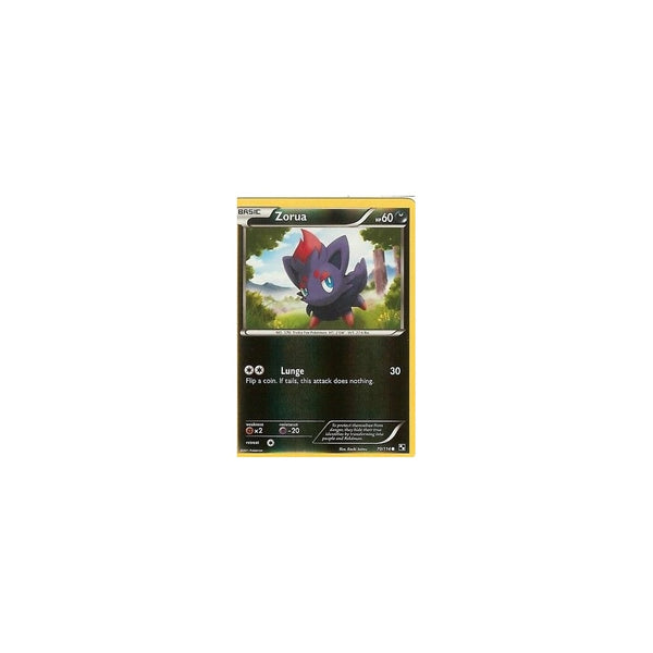 Pokemon Black &amp; White: ZORUA 70/114 Reverse Holo