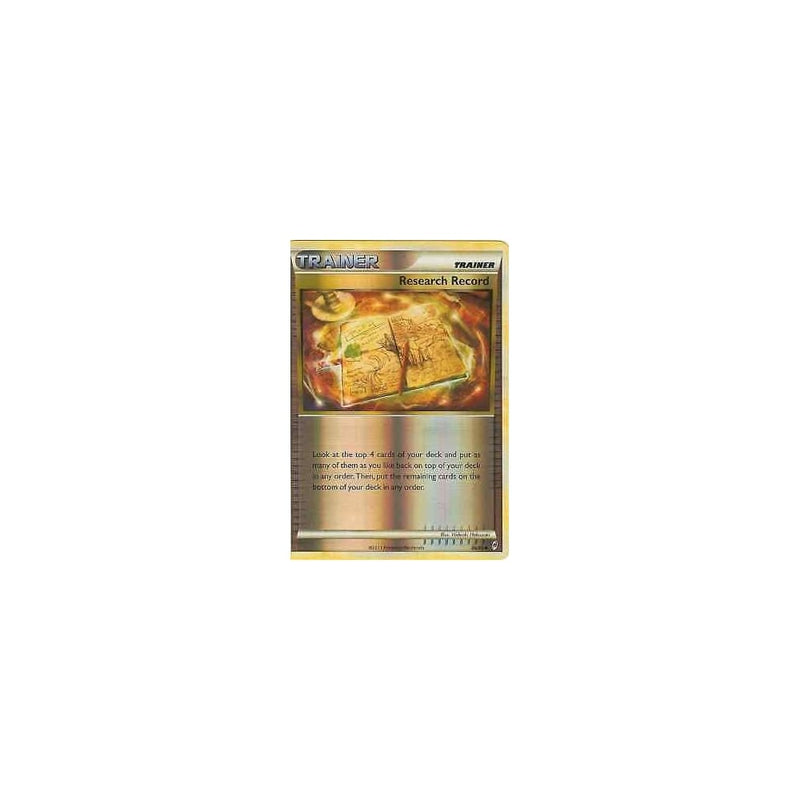 Pokemon Call of Legends:RESEARCH RECORD 84/95 Reverse Holo