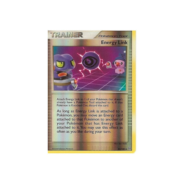 Pokemon Diamond And Pearl Stormfront - ENERGY LINK 83/100 REV HOLO