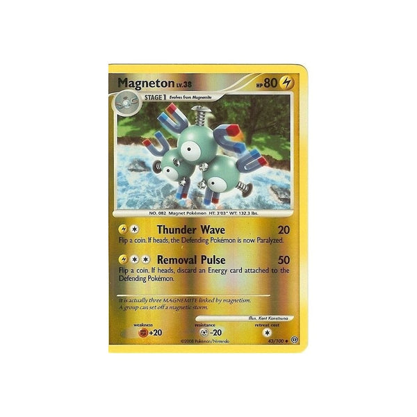 Pokemon Diamond And Pearl Stormfront - MAGNETON 43/100 REV HOLO