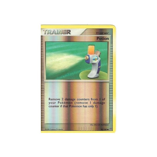 Pokemon Diamond And Pearl Stormfront - POTION 92/100 REV HOLO