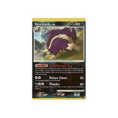 Pokemon Diamond And Pearl Stormfront - SKUNTANK 26/100 RARE REV HOLO