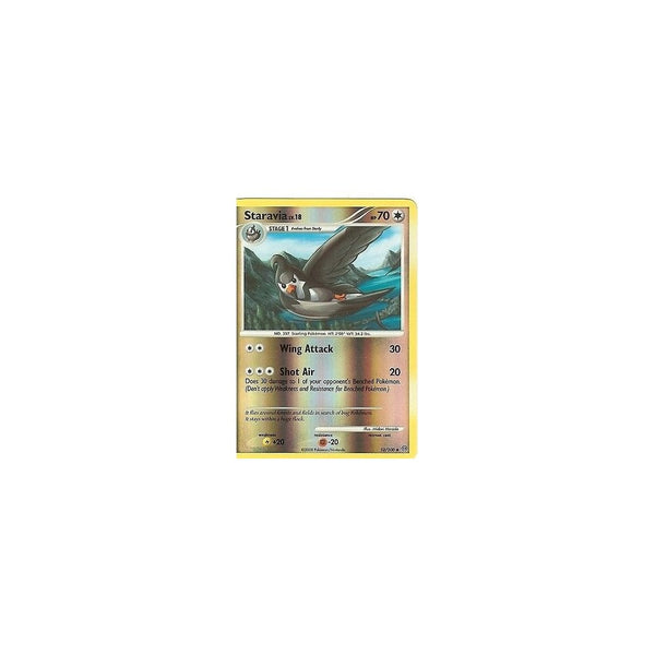 Pokemon Diamond And Pearl Stormfront - STARAVIA 52/100 REV HOLO