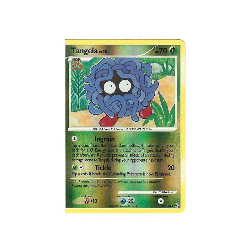 tangela pokemon card price Pokemon Diamond And Pearl Stormfront - TANGELA 78/100 REV HOLO