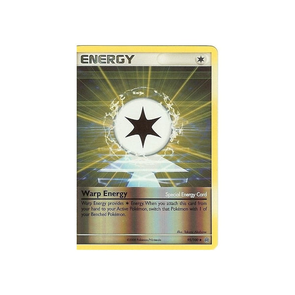 Pokemon Diamond And Pearl Stormfront - WARP ENERGY 95/100 REV HOLO