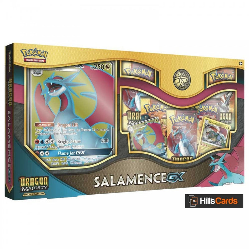Pokemon Dragon Majesty Salamence GX Special Collection Box - Booster P - Recaptured LTD Pokemon Dragon Majesty Salamence GX Special Collection Box - Booster P - Recaptured LTD