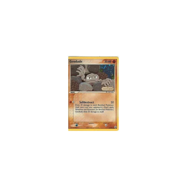 Pokemon EX Legend Maker: GEODUDE 53/92 Reverse Holo
