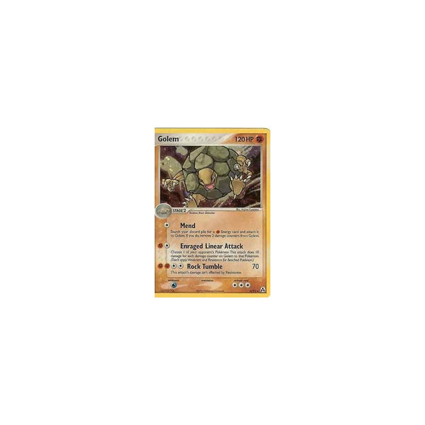 Pokemon EX Legend Maker: GOLEM 6/92 RARE HOLO