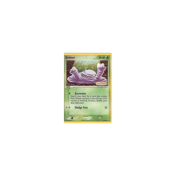Pokemon EX Legend Maker: GRIMER 54/92 Reverse Holo