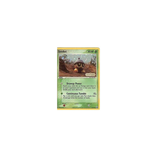 Pokemon EX Legend Maker: SEEDOT 61/92 Reverse Holo