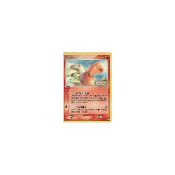 Pokemon EX Legend Maker: TORKOAL 27/92 RARE Reverse Holo