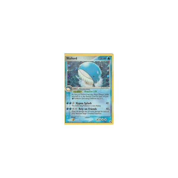 Pokemon EX Legend Maker: WAILORD 14/92 RARE HOLO