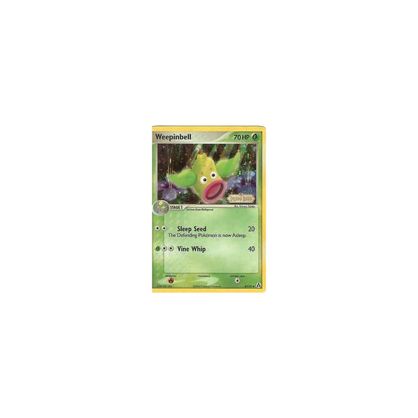 Pokemon EX Legend Maker: WEEPINBELL 47/92 Reverse Holo