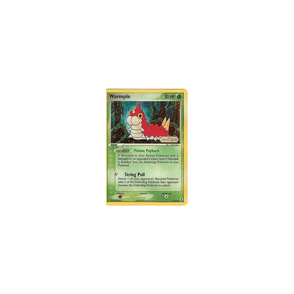Pokemon EX Legend Maker: WURMPLE 70/92 Reverse Holo