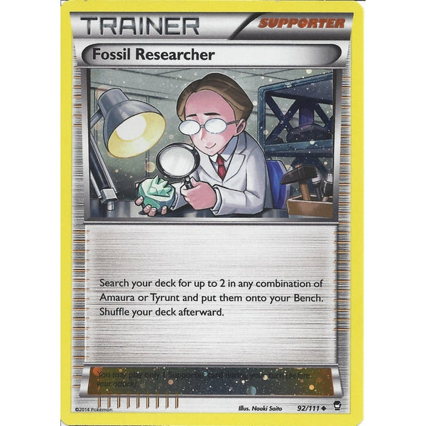 Pokemon FOSSIL RESEARCHER 92/111 ALTERNATE HOLO - PROMO TRAINER CARD