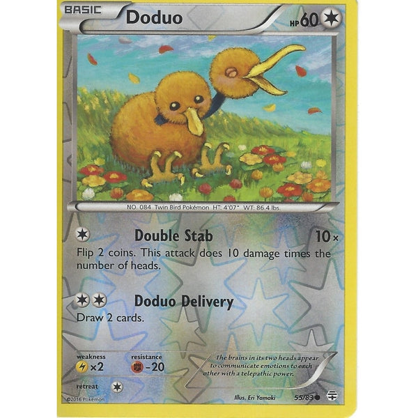 POKEMON GENERATION PACK CARD - DODUO 55/83 REV HOLO