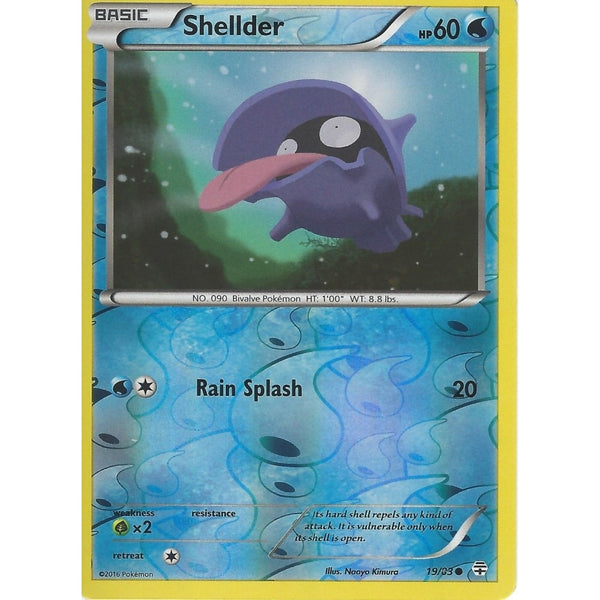POKEMON GENERATION PACK CARD - SHELLDER 19/83 REV HOLO