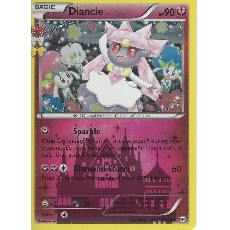 pokemon rc cards POKEMON GENERATION RADIANT COLLECTION - DIANCIE RC22/RC32 HOLO